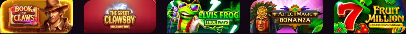 Guts Casino Slots games